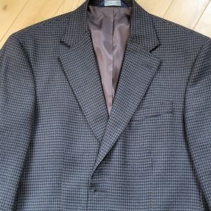 Navy wool stafford 42r blazer